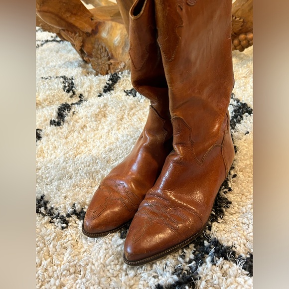 Joan & David Brown Heeled Boots - Picture 8 of 8